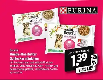 Wasgau Beneful hunde-nassfutter schleckermäulchen Angebot