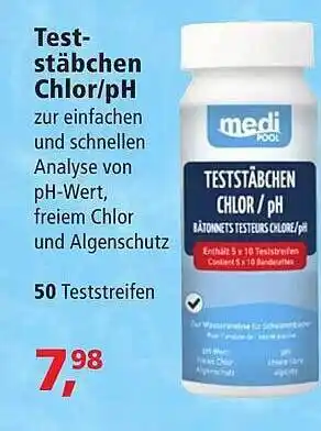 Thomas Philipps Teststäbchen chlor ph Angebot