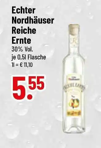 trinkgut Echter nordhäuser reiche ernte Angebot