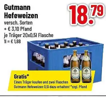 trinkgut Gutmann hefeweizen Angebot