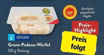 Aldi Süd Grana-padano-würfel Angebot