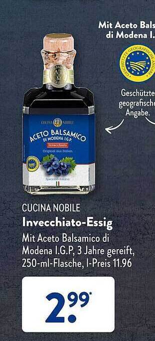 Aldi Süd Cucina nobile invecchiato-essig Angebot