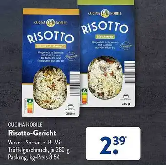 Aldi Süd Cucina nobile risotto-gericht Angebot