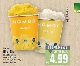 E-Center Nomoo bio-eis Angebot