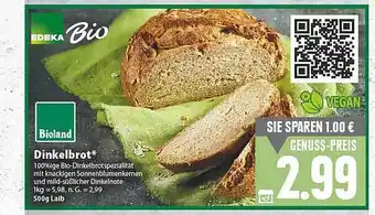 E-Center Edeka bio dinkelbrot Angebot