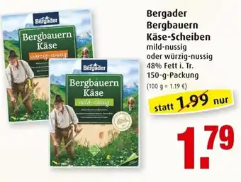 Markant Bergader Bergbauern Käse Scheiben 150g Angebot