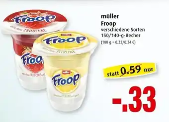 Markant müller Froop 140/150g Becher Angebot