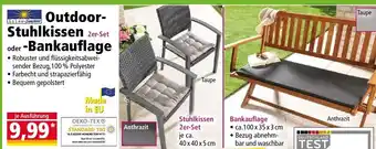 Norma Outdoor Stuhlkissen 2er Set oder Bankauflage Angebot