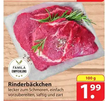 Famila Nord Ost Rinderbackchen 100G Angebot