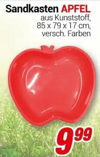 CENTERSHOP Apfel Sandkasten Angebot