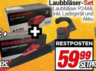 CENTERSHOP Powerworks Laubbläser Set Angebot