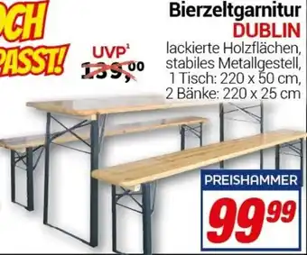 CENTERSHOP Dublin Bierzeltgarnitur Angebot