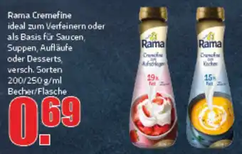 Ihr Frischmarkt Rama Cremefine 200/250 g/ml Becher/Flasche Angebot