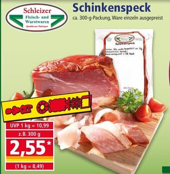 Norma Schleizer Schinkenspeck Angebot