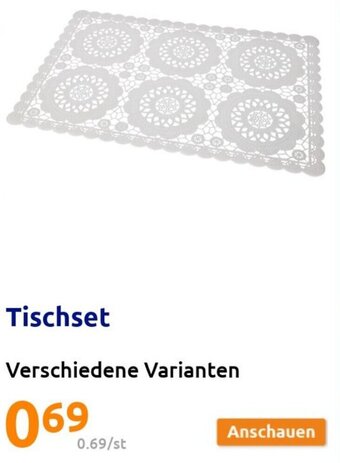 Action Tischset Angebot