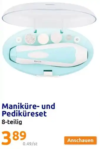 Action Maniküre und Pediküreset 8-teilig Angebot