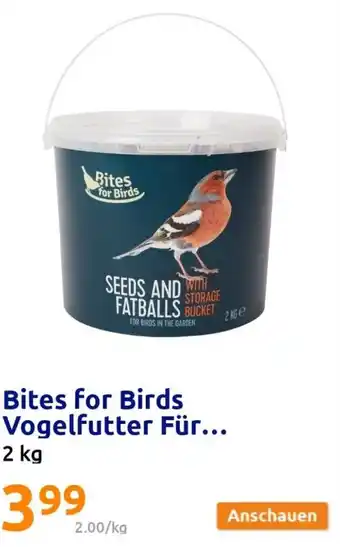 Action Bites for Birds Vogelfutter 2 kg Angebot