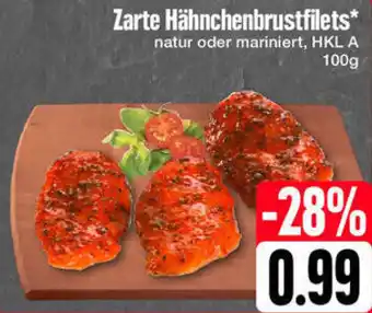 Edeka Zarte Hähnchenbrustfilets 100 g Angebot