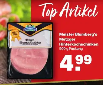 Handelshof Meister Blumberg's Metzger Hinterkochschinken 500g Angebot