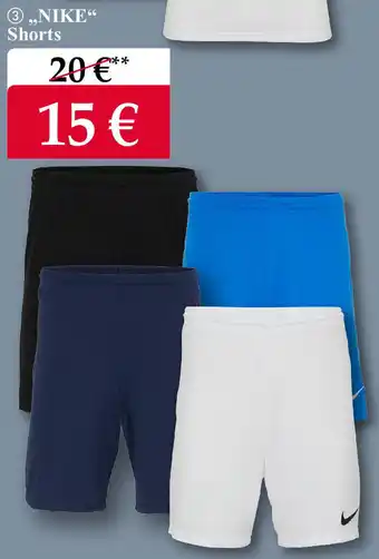 Woolworth Nike Shorts Angebot