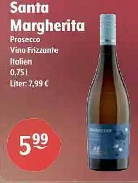 Getränke Hoffmann Santa margherita prosecco vino frizzante Angebot