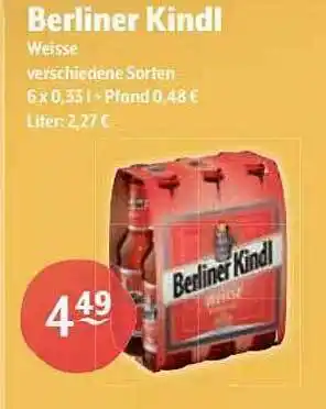 Getränke Hoffmann Berliner kindl weisse Angebot