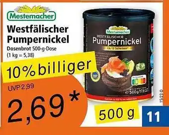 Norma Mestemacher westfälischer pumpernickel Angebot