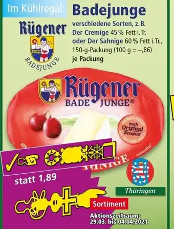 Norma Rügener Badejunge 150g Angebot