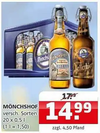 Getränkehaus Mönchshof Angebot