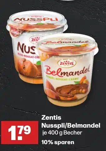 Handelshof Zentis Nusspli/Belmandel 400g Angebot