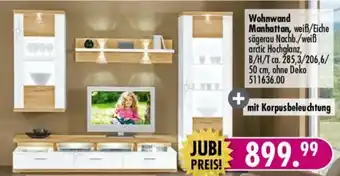 Möbel Boss Wohnwand Manhattan Angebot