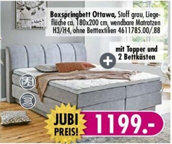 Möbel Boss Boxspringbett Ottawa Angebot