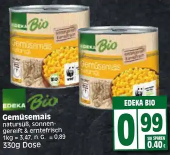 Edeka Edeka Bio Gemüsemais 330 g Dose Angebot