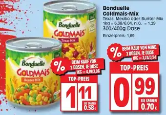 Edeka Bonduelle Goldmais Mix 300/400 g Dose Angebot