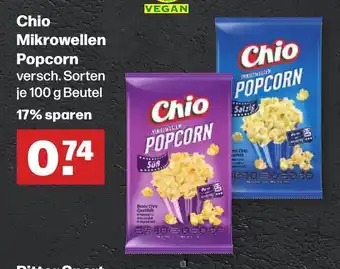 Handelshof Chio Mikrowellen Popcorn 100g Angebot