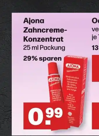 Handelshof Ajona Zahncreme Konzentrat 25ml Angebot