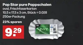 Handelshof Pap Star pure Pappschalen 250 st Angebot