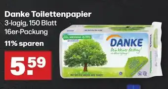 Handelshof Danke Toilettenpapier 16st Angebot