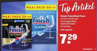 Handelshof Finish Tabs Maxi Pack 48/54/58/73/90st Angebot