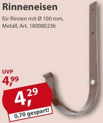 Sonderpreis Baumarkt Rinneneisen Angebot