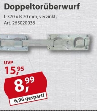 Sonderpreis Baumarkt Doppeltorüberwurf Angebot