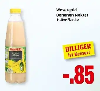 Markant Wesergold Bananen Nektar 1L Angebot