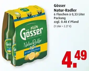 Markant Gösser Natur Radler 6x0,33L Angebot