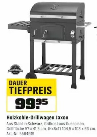 OBI Holzkohle-Grillwagen Jaxon Angebot