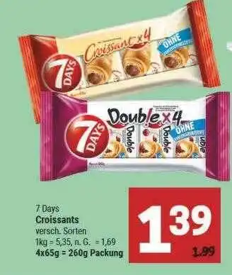 Marktkauf 7 days croissants Angebot