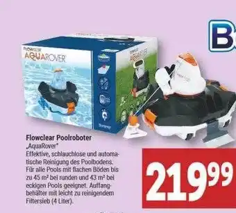 Marktkauf Flowclear poolroboter „aquarover“ Angebot