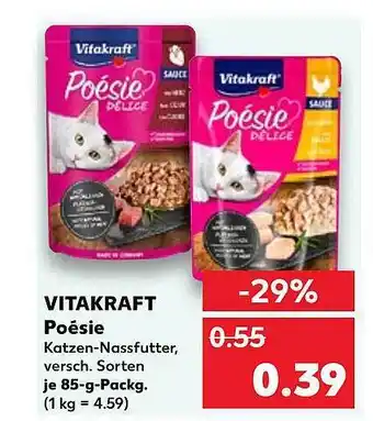 Kaufland Vitakraft poésie Angebot