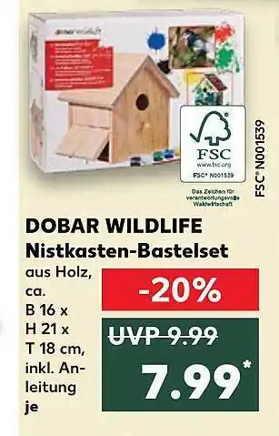 Kaufland Dobar wildlife nistkasten-bastelset Angebot