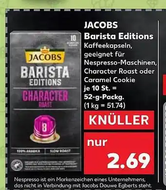 Kaufland Jacobs barista editions Angebot