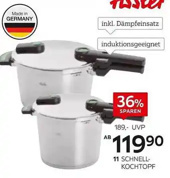 XXXLutz Schnellkochtopf fissler Angebot